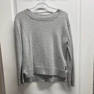 Roots Light Gray Women's Crew Neck Sweater